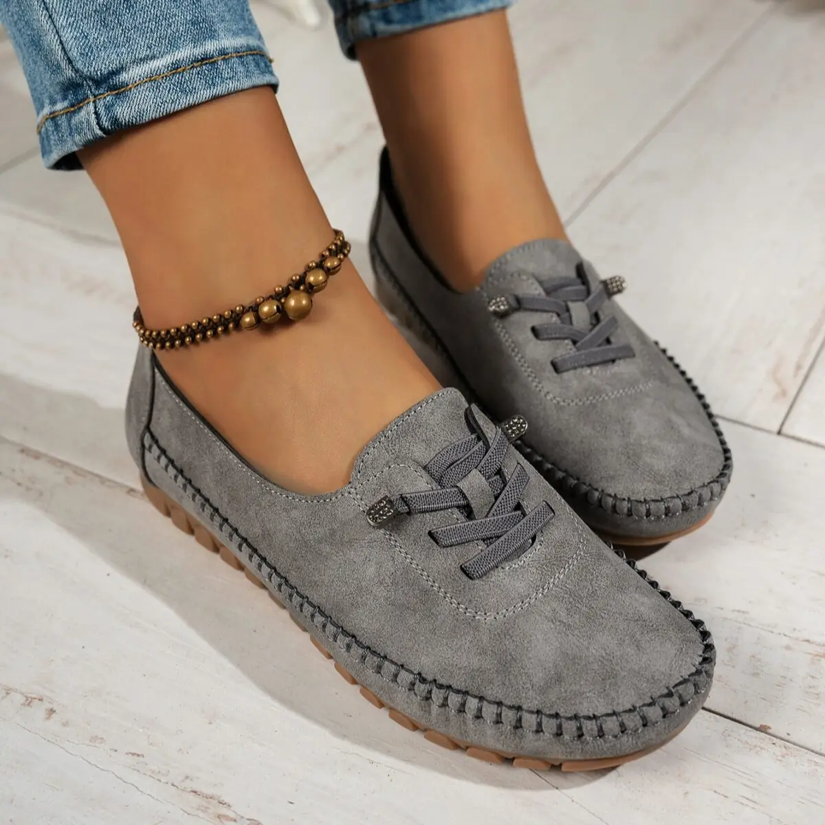 Oplus_131072 Amble Dr. Shoe-Grey - Image 1